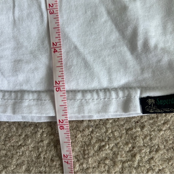 Vintage White T-Shirt with Blue Graphic - Picture 6 of 6